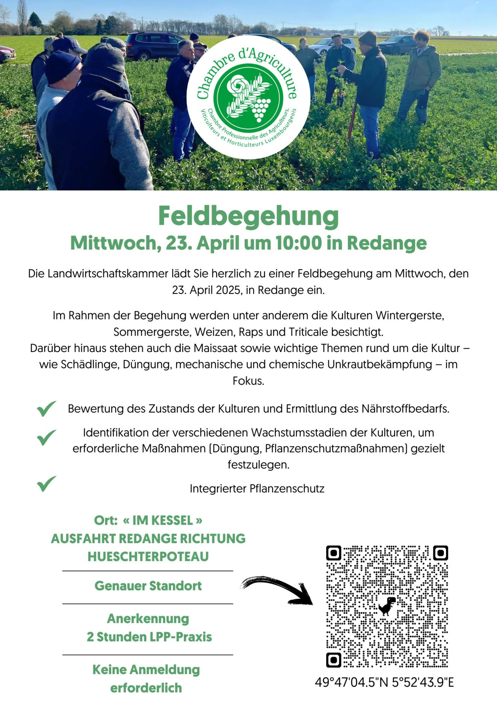 Feldbegehung